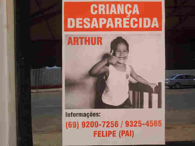 POLÍCIA SEGUE SEM PISTAS SOBRE DESAPARECIMENTO DE ARTHUR PIETRO