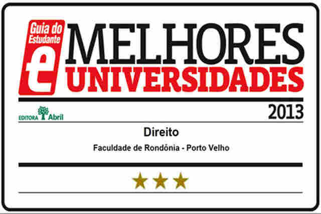 Direito da Faro é recomendado pelo Guia do Estudante