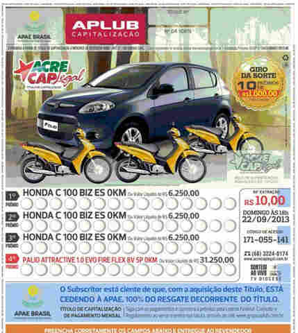 JOGO DE AZAR: EMPRESA GESTORA DO RONDOCAP É OBRIGADA PELA JUSTIÇA FEDERAL A SUSPENDER SORTEIO SIMILAR NO ACRE; Veja decisão