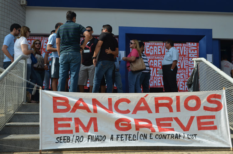 Agências bancárias estão fechadas em Rondônia