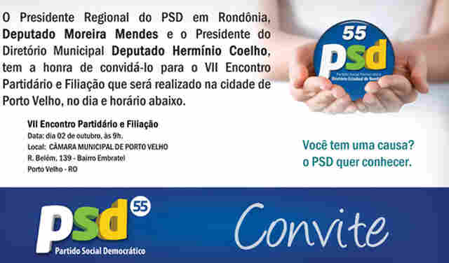 PSD realiza encontro estadual em Porto Velho