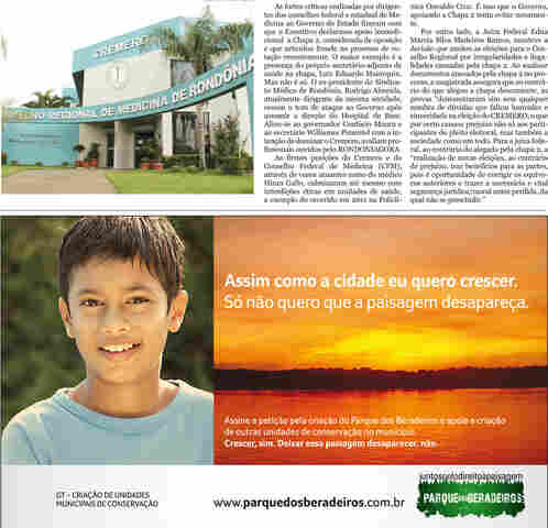 GOVERNO APOIA CHAPA 2 NO CREMERO