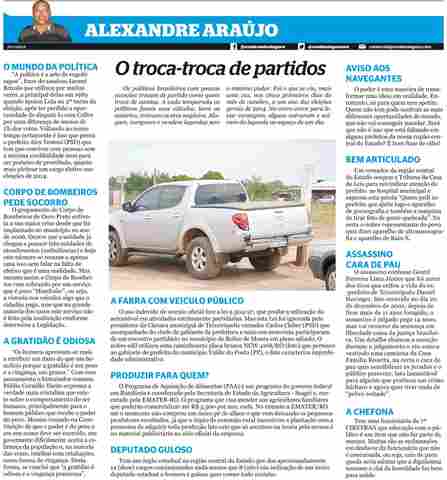 Vereador pede para que prefeito &#34;ajeite aparelho de pornografia e a maquina e tirar foto de gente quebrada&#34;