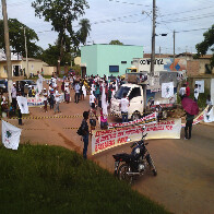 Estrada do Santo Antônio fechada a partir da Sedam