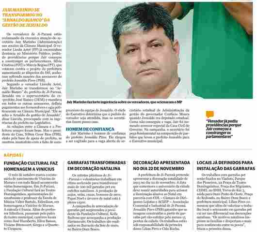 Secretário de Ji-Paraná pressiona vereadores e é denunciado ao MP