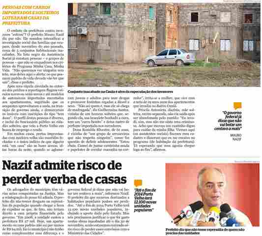 GRUPO DE OPORTUNISTAS COMANDA INVASÃO EM CONJUNTOS INACABADOS