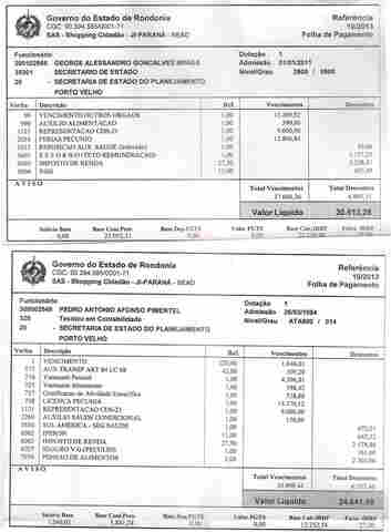 SECRETÁRIO E ADJUNTO RECEBEM PAGAMENTO EM PECÚNIA VETADO A DEMAIS SERVIDORES; GEORGE BRAGA LEVOU R$ 30 MIL PARA CASA