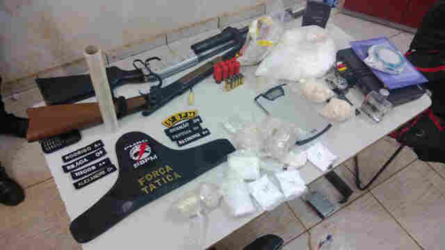 Preso bando que planejava assalto a grande loja da Capital