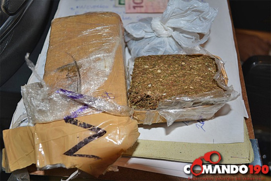 Mãe encontra filho com meio quilo de maconha e o denuncia à Polícia