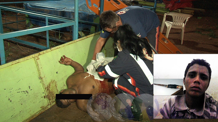 Briga entre &#34;amigos&#34; termina com um esfaqueado; Fotos