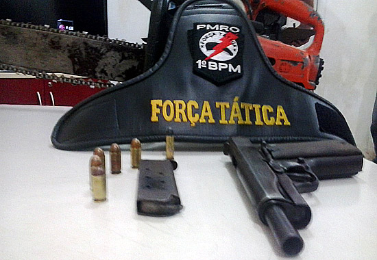 Preso com arma restrita em Porto Velho