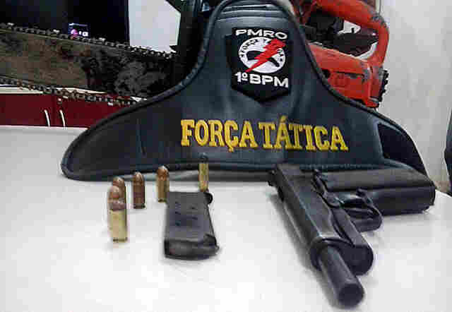 Preso com arma restrita em Porto Velho