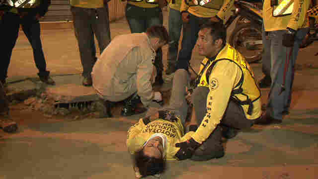 Duas pessoas ficam feridas em acidente de motos em Porto Velho