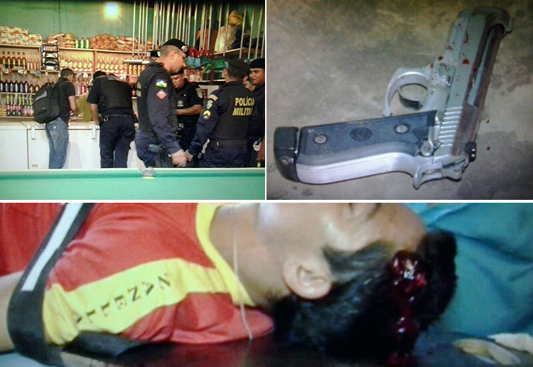 ASSALTANTE É MORTO COM TIRO NA CABEÇA EM PORTO VELHO