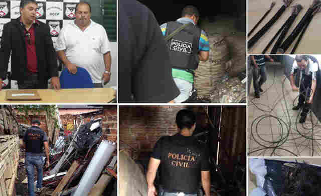 OPERAÇÃO DA POLÍCIA CIVIL COMBATE RECEPTAÇÃO DE FIOS EM PORTO VELHO