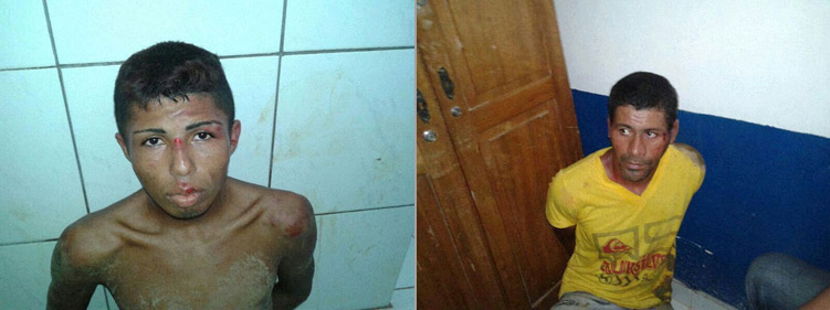 PM PRENDE DOIS SUSPEITOS DE PERTENCEREM AO BANDO QUE INVADIU QUARTEL E SAQUEOU CAMPO NOVO