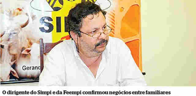 SEBRAE FOI USADO COMO ESQUEMA FAMILIAR POR REPRESENTANTE DE MICRO E PEQUENAS EMPRESAS