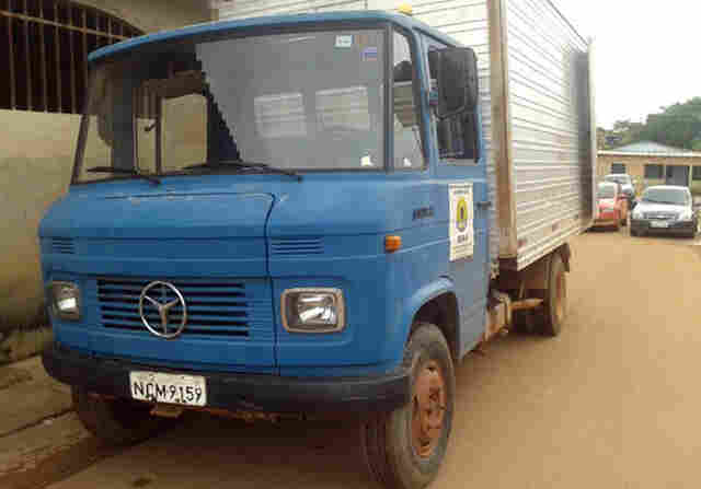 Caminhão de Secretaria da Capital é apreendido com placa de moto de Ji-Paraná