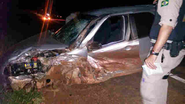 Acidente envolve cinco veículos na BR-364