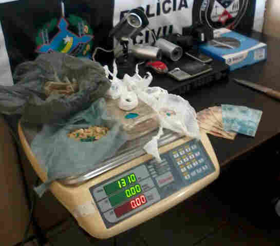 Acusado de tráfico preso na Capital