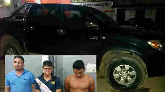 Trio é preso com camionete furtada na Capital