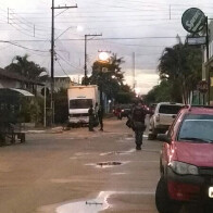 PM ISOLA ÁREA DO POSTO DE SAÚDE ONDE FORAM DEIXADAS SEIS BANANAS DE DINAMITE