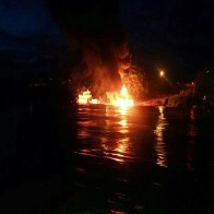 Balsa explode e deixa um morto e quatro feridos em Itacoatiara