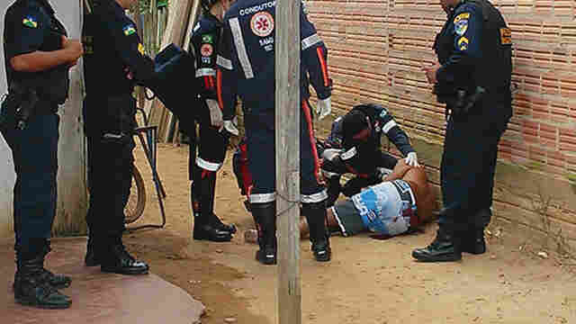 Assassinado quando almoçava com a esposa