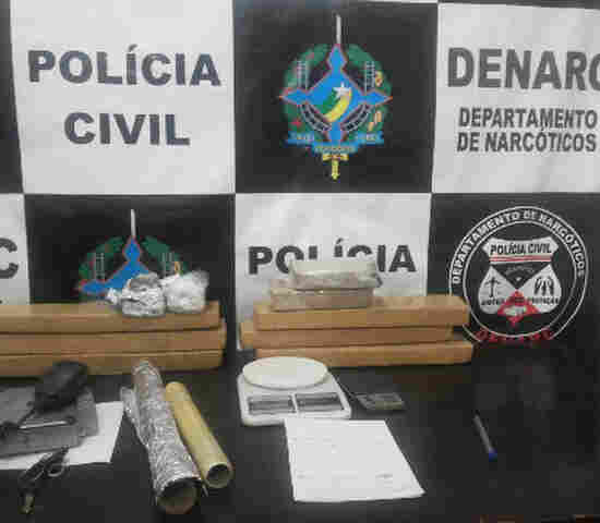 Denarc apreende 10 quilos de maconha e prende dois suspeitos