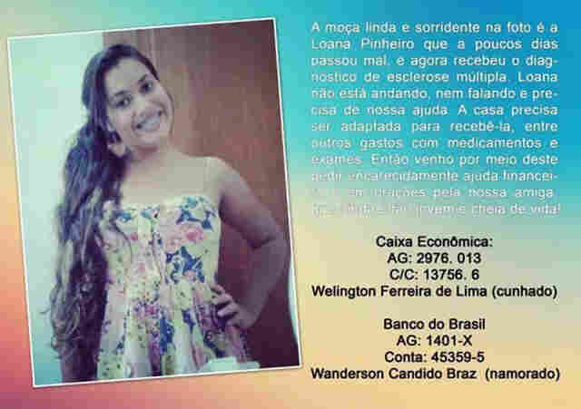 Jovem com esclerose múltipla e que perdeu todos os movimentos precisa de ajuda