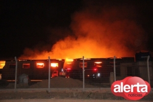 Incêndio destrói fábrica da Liberatti em Ariquemes