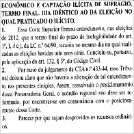 NO TSE, PROCURADORIA GERAL ELEITORAL DEFENDE DECISÃO DO TRE QUE CONCEDEU REGISTRO A EXPEDITO; VEJA DECISÃO