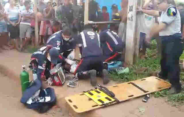 Morador de invasão quase morre ao tentar religar energia; vídeo
