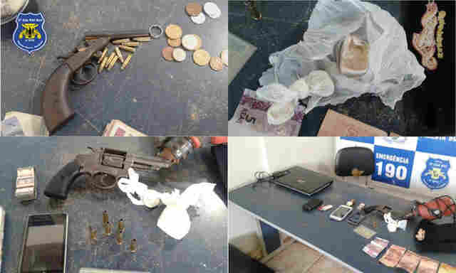 Operação das polícias Civil e Militar prende três e faz apreensões em Pimenta Bueno