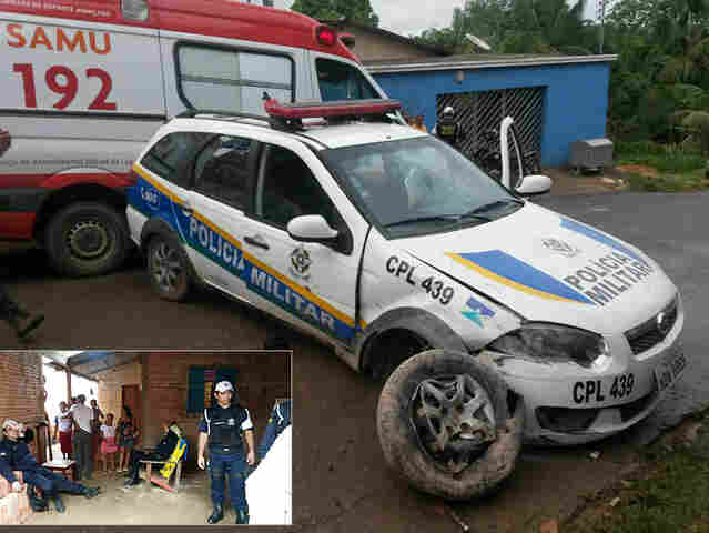 TRÊS POLICIAIS FICAM FERIDOS APÓS ACIDENTE NA CAPITAL