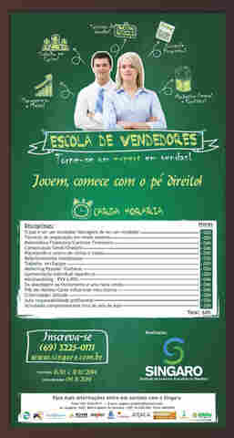 Singaro promove capacitação de jovens vendedores para o mercado de trabalho