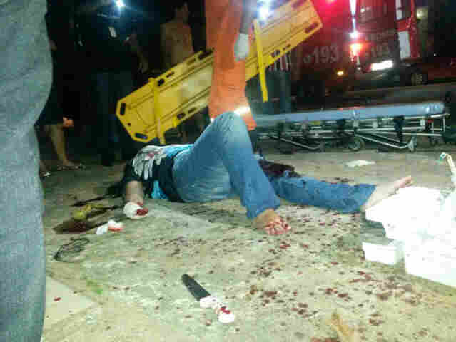 Mulher atacada a facadas pelo sobrinho de 14 anos