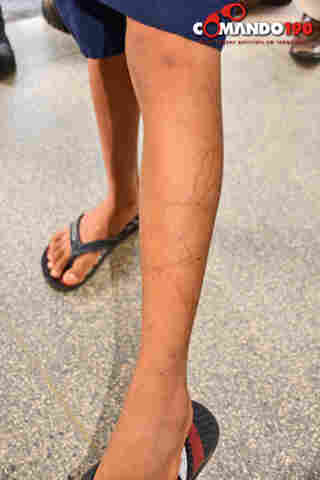 Menino de 10 anos é &#99;astigado com chicotadas de fio; vídeo