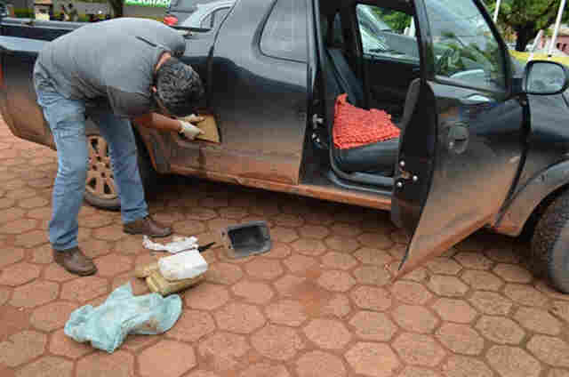 Após três meses de investigação, traficante é preso com 8 quilos de cocaína