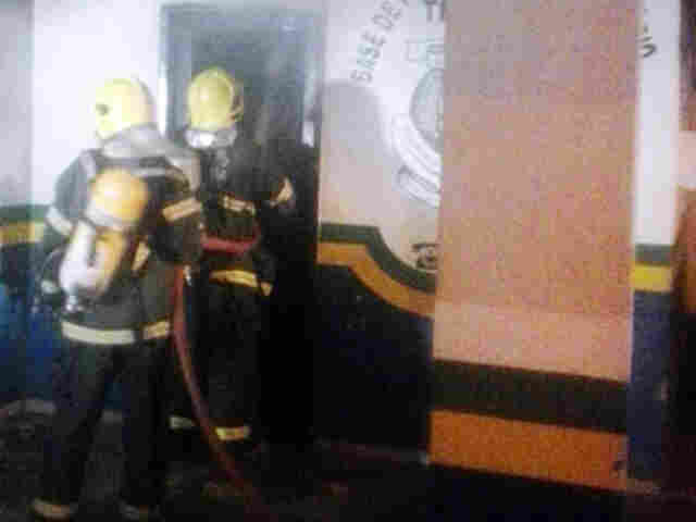 BASE DE POLICIAMENTO COMUNITÁRIO DA PM É INCENDIADA NA CAPITAL