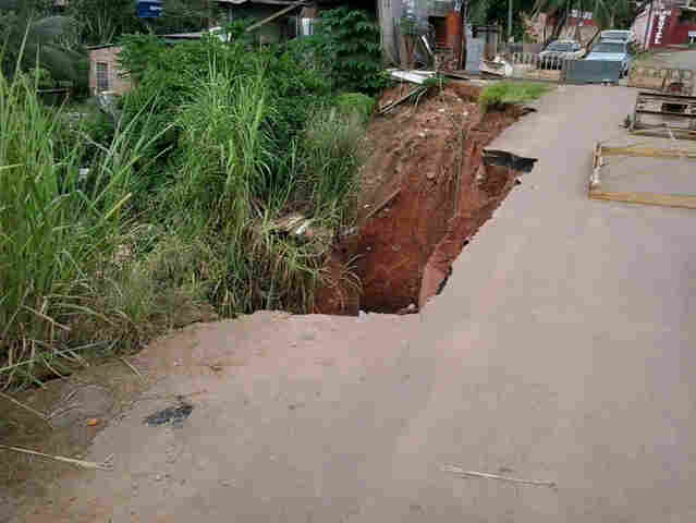 PREFEITURA E ESTADO DIVERGEM SOBRE RESPONSABILIDADE E DEIXAM ESTRADA DO BELMONT EM RISCO TOTAL