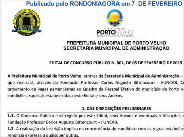 PREFEITURA DA CAPITAL ABRE CONCURSO COM 325 VAGAS E SALÁRIOS DE ATÉ R$ 7 MIL; Confira edital