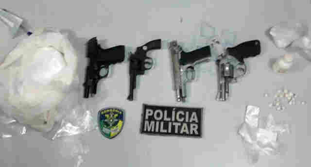 Quadrilha fortemente armada é presa pela PM após tiroteio