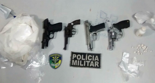 Quadrilha fortemente armada é presa pela PM após tiroteio