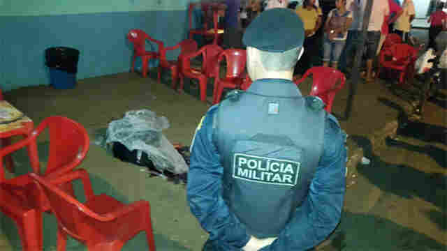 GARÇOM MORTO A TIROS EM PORTO VELHO