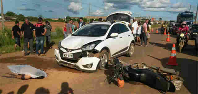 MOTOCICLISTA MORRE EM ACIDENTE NA BR-364 EM PORTO VELHO