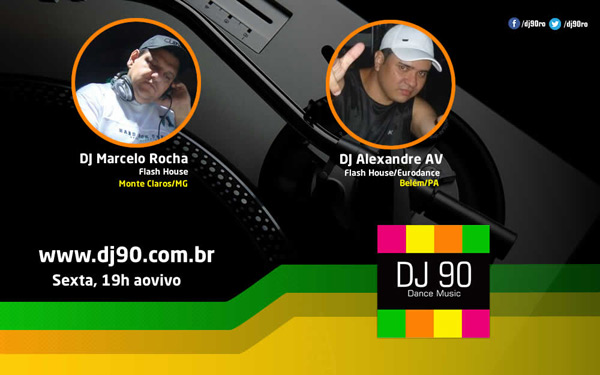 DJ Marcelo Rocha da Transam&eacute;rica FM na dj90.com.br