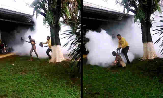 VÍDEO: HOMEM ATEIA FOGO AO CORPO NA RODOVIÁRIA DA CAPITAL