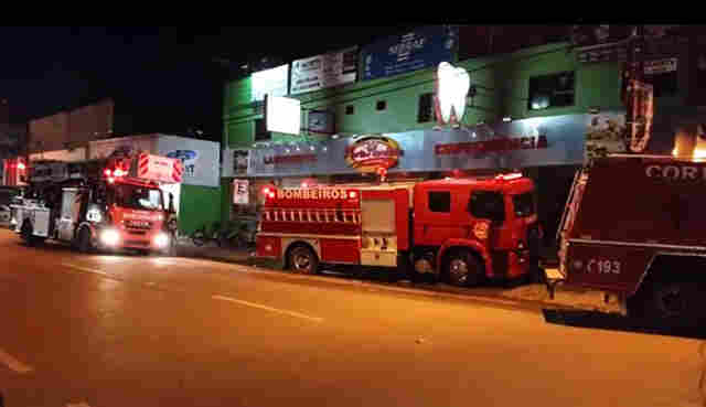 Bombeiros registram inc&ecirc;ndio em panificadora na Zona Sul