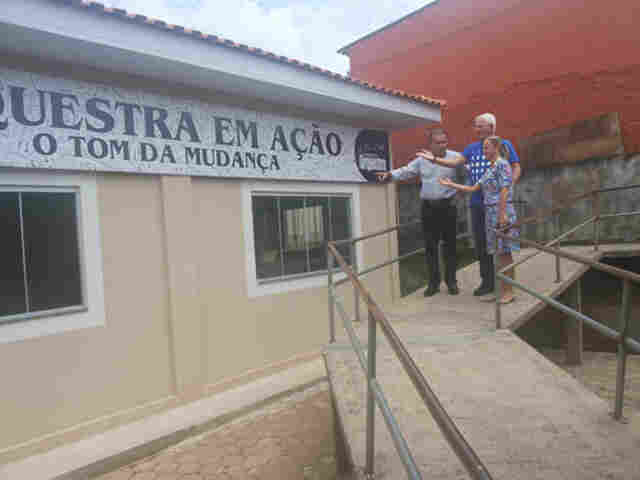 Deputado Airton Gurgacz e Prefeito de Ji-Paraná, visitam obra de projeto social no município